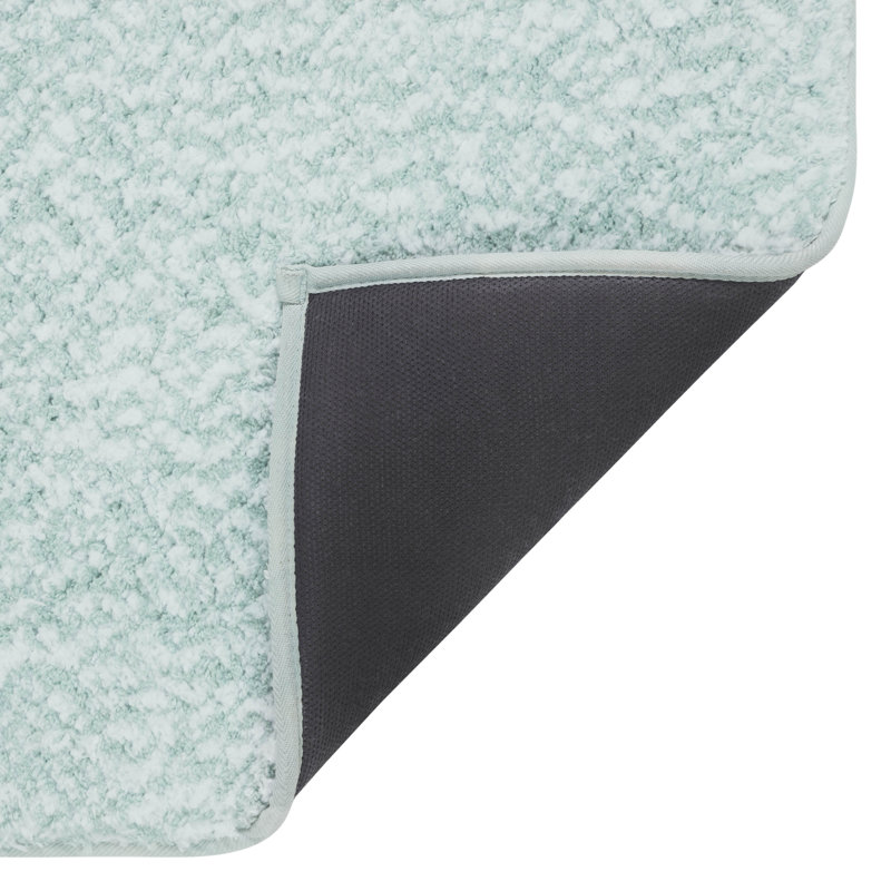 Tapis pour salle de bain Home , Simple - L 17 po x l 24 po, Vert