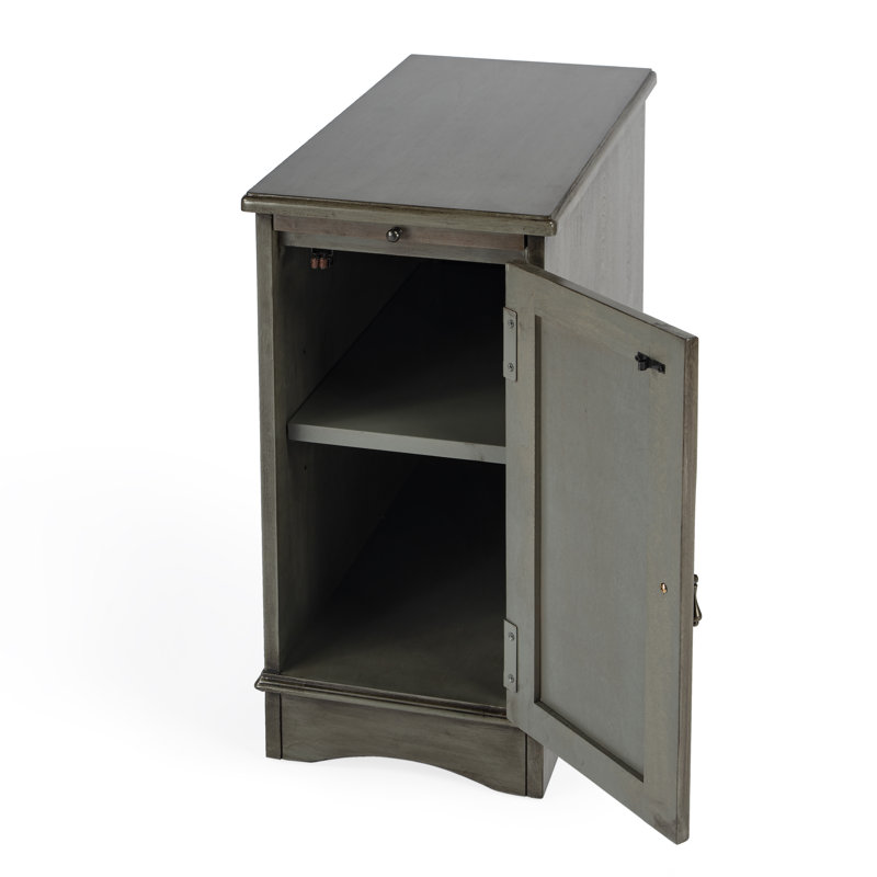 Armoire Midland, Satin argenté