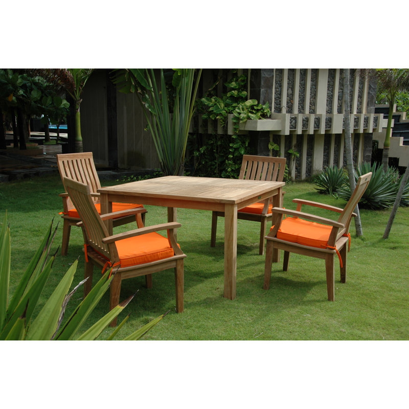 Windsor Outdoor 5 - Piece Teak Dining Set