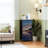 4 Drawer Dresser for Bedroom, Narrow Chest of Drawers, Wooden Top and Study Iron Frame 18"x37.5"-(WxH)