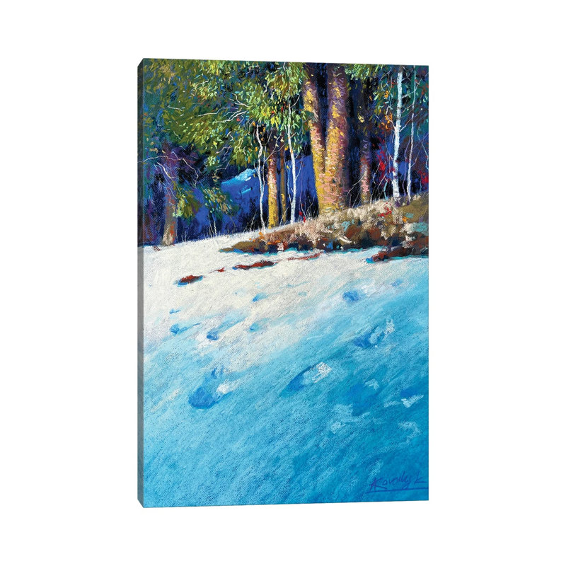 «Winter Day», reproduction d'art sur toile tendue, 18 po x 12 po, Toile tendue avec châssis, Sans cadre
