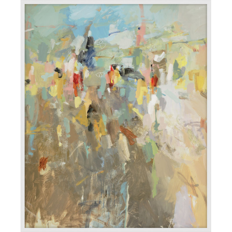 Effervescent Assembly 2 Framed Print Canvas, 35" H x 29" W x 1" D