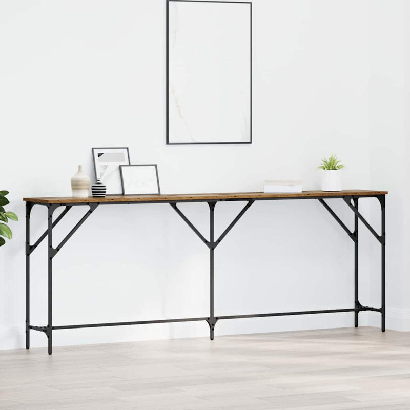 Console Table, Old Wood, 75cm H x 200cm W x 29cm D