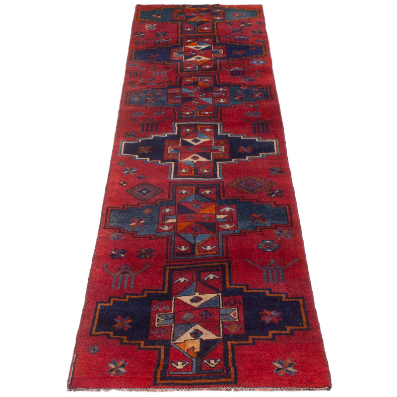 Tapis rouge Melis 3 pi 3 po x 12 pi 7 po