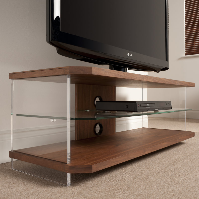 Ophion Unfinished TV Stand for TVs up to 49", Walnut