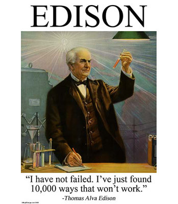 « edison », affiche rétro