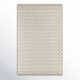 Lavande Checkered Wool Area Rug in Tan/Ivory