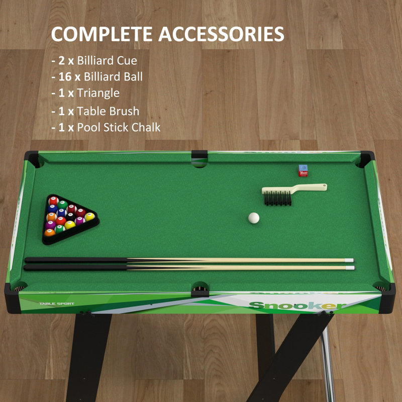 Soozier 3.4' Pool Table