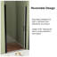 Porte de douche pivotante 36 "x 72" sans cadre-94573371