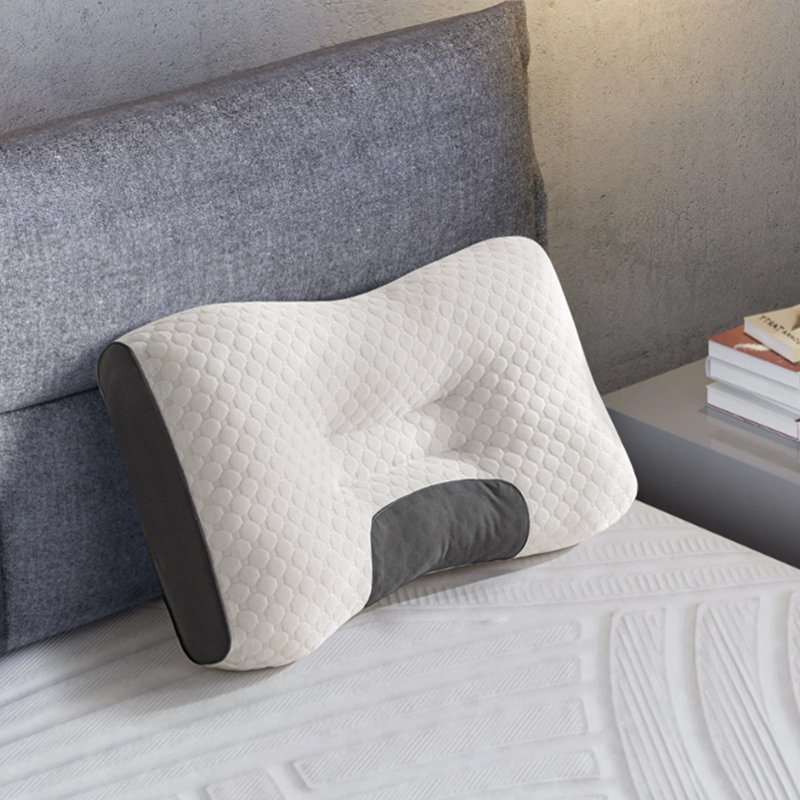Bone-Shaped Knitted Cervical Neck Support Pillow