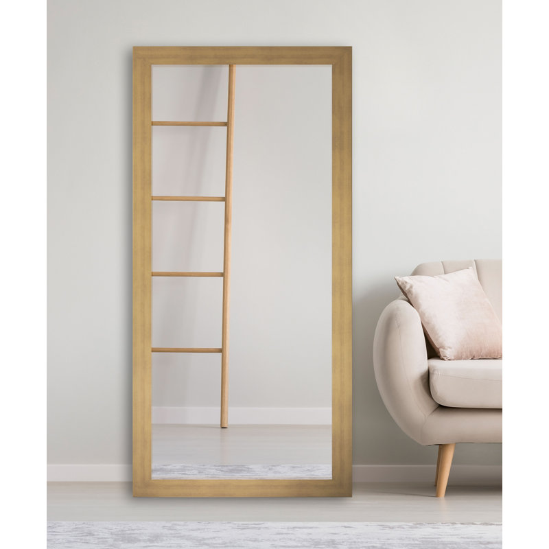 Shawhan Engineered Wood Flat Mirror, 65" x 30"