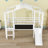 Onsted Kids Twin Wood House Loft Bed with Ladder and Slide-2060151788