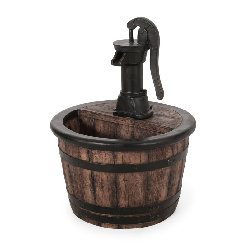 Hand Crafted Weather Resistant Floor Fountain with Light