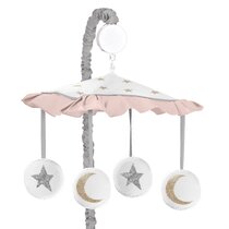 Trend Lab Celestial Space Musical Mobile, Relaxing Music Newborn Baby  Essentials, 24 in Tall, 20 in Wide