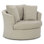 Fauteuil demi-tonneau pivotant de 49 po Ventura