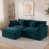 Chenille bleu sélectionné
