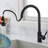 KISRAIS Pull Down Kitchen Faucet-93175293
