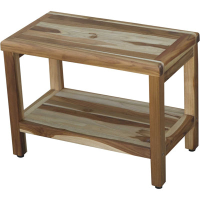 24'' W Teak Shower Bench