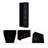 Sutton Slim Bookcase with Modern 5-Shelf Design-1904028581-1888429276