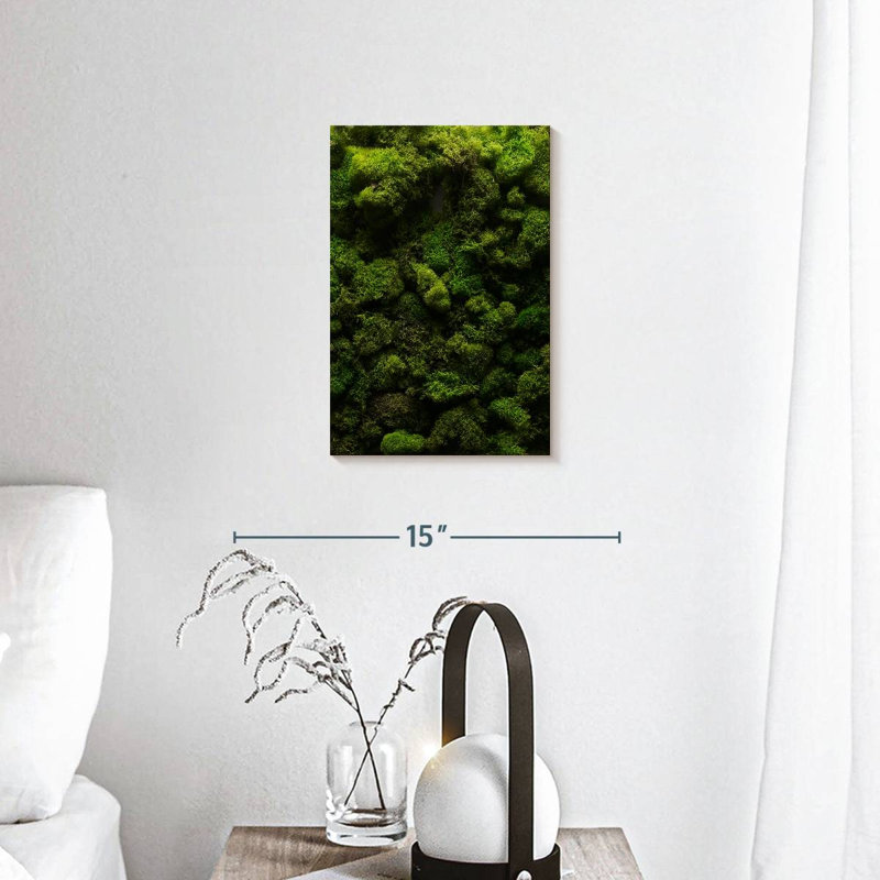 " Thick Moss " Print, 12" H x 8" W x 1" D