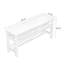 Bureau rectangulaire en bois massif Maroon-622188971