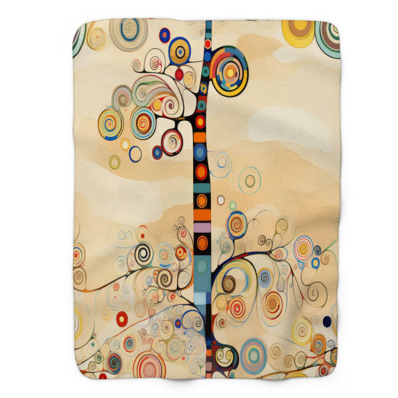 Festive Tree - 1 Piece Premium Blanket, Twin