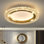 Plafonnier encastré 28W à DEL or 28W Luminaire de plafond rond moderne de 12 pouces 3000K-6000K pour chambre à coucher, cuisine, salle de bain, entrée, couloir, escalier