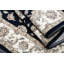 Tapis bleu/ivoire oriental Attell