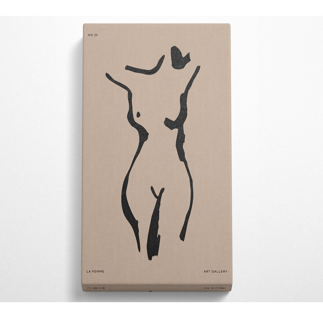 Natural Form Beige - Kunstdrucke auf Leinwand