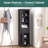 5-Tier Tall Bookshelf with Drawer and Cabinet, Freestanding Bookcase with Adjustable Shelf-28741027