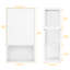Armoire de salle de bain blanche moderne - Blanc