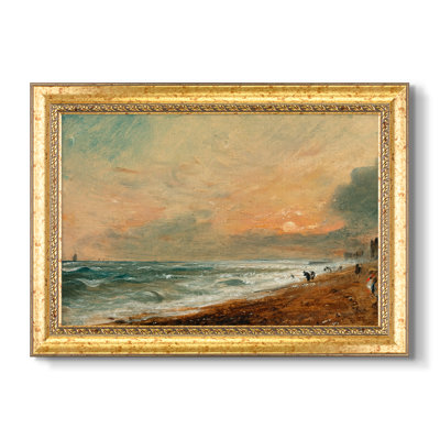 Hove Beach, v. 1824-1826-John Constable-Toile encadrée sur mesure