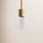 Rooks 10" W Geometric Single Pendant with Adjustable Length-2143636369