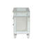 Table de chevet à finition miroir avec 2 tiroirs Glam-1433094328