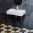 Claire 30" Ceramic Console Sink White Basin-1381591846