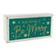 Eat Drink Be Merry - Print On Wooden Block