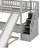 Twin Over Twin Bunk Bed With Trundle-303855705