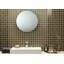Biyusai 0.89" x 0.89" Ceramic Mosaic Wall Tile-695541536-694987442