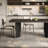 Simple and elegant rectangular dining table-1859972767