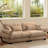 93.7" Velvet Upholstered Sofa-1713717430