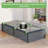 Everaldo 16 Bed Frame with Fabric Cover-480664277