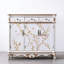 Banc de rangement blanc en bois manufacturé