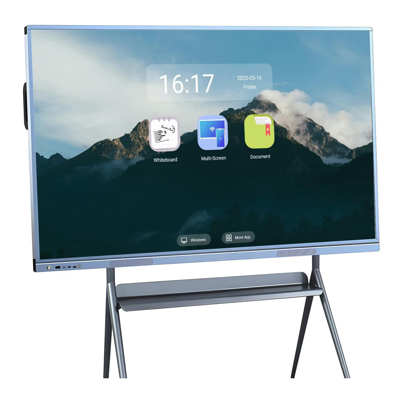 JYXCN Smart TVs Touch Board 55 "à affichage tactile multi-utilisateurs pour la salle de classe, le bureau et le salon (fixation murale incluse)