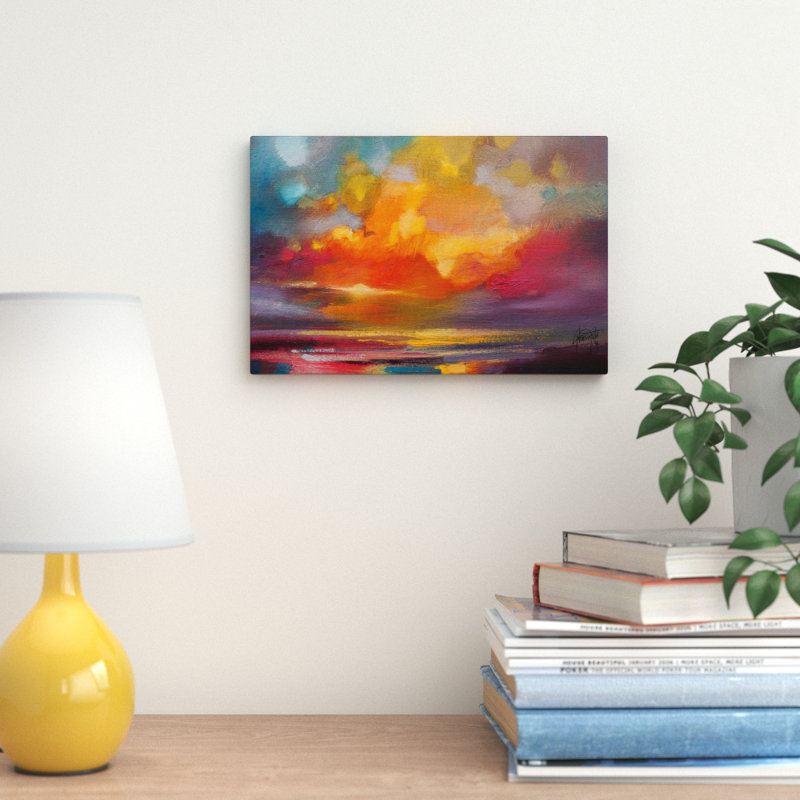 Coucher de soleil par Scott Naismith - Giclée sur toile tendue avec châssis, H 8 po x l 12 po x p 0,75 po, Toile tendue