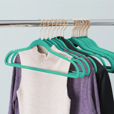 Velvet Non-Slip Standard Hanger for Dress/Shirt/Sweater