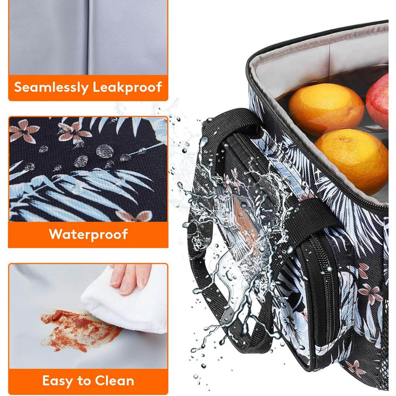 Large Lunch Bag(8.5L), Flower