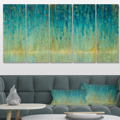 " Rain Abstract Panel " Painting Print