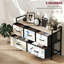 Elegant Patterned 5 Drawer Chest Powder Coated Steel Frame Home Storage Organiser