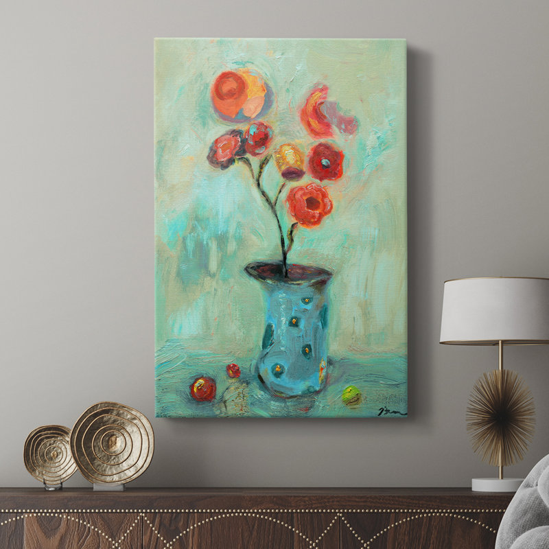 Orange pop - galerie Cavas sur mesure, H 18 po x l 12 po