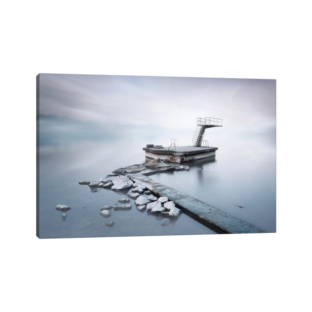The Springboard by Joaquin Guerola - Wrapped Canvas Print